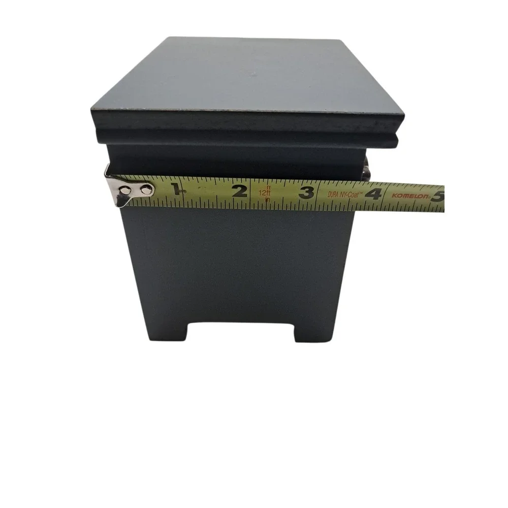 Wooden Spice Or Condiment Box w/Ceramic Cow Drawer Organizer Storage Cottagecore